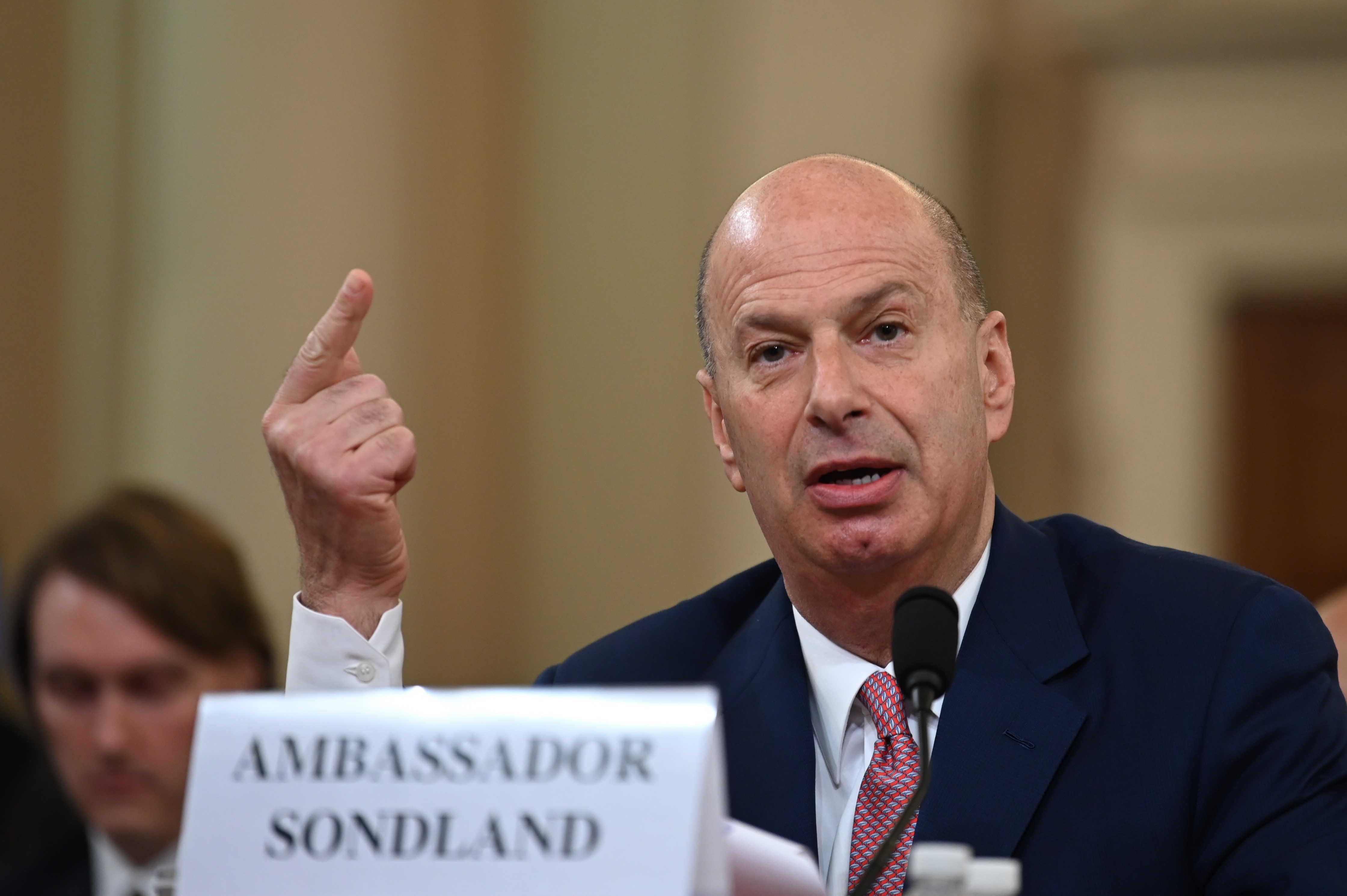 El embajador de Estados Unidos ante la Unión Europea, Gordon Sondland. (Foto Prensa Libre: AFP)