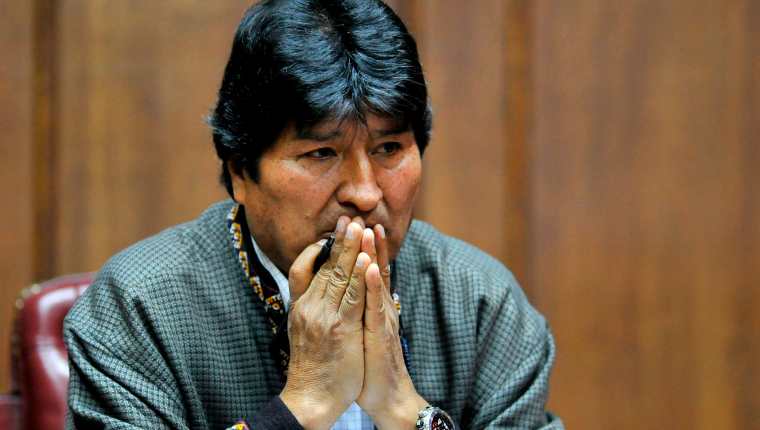 Evo Morales, expresidente boliviano exiliado en México. (Foto Prensa Libre: Hemeroteca PL)
