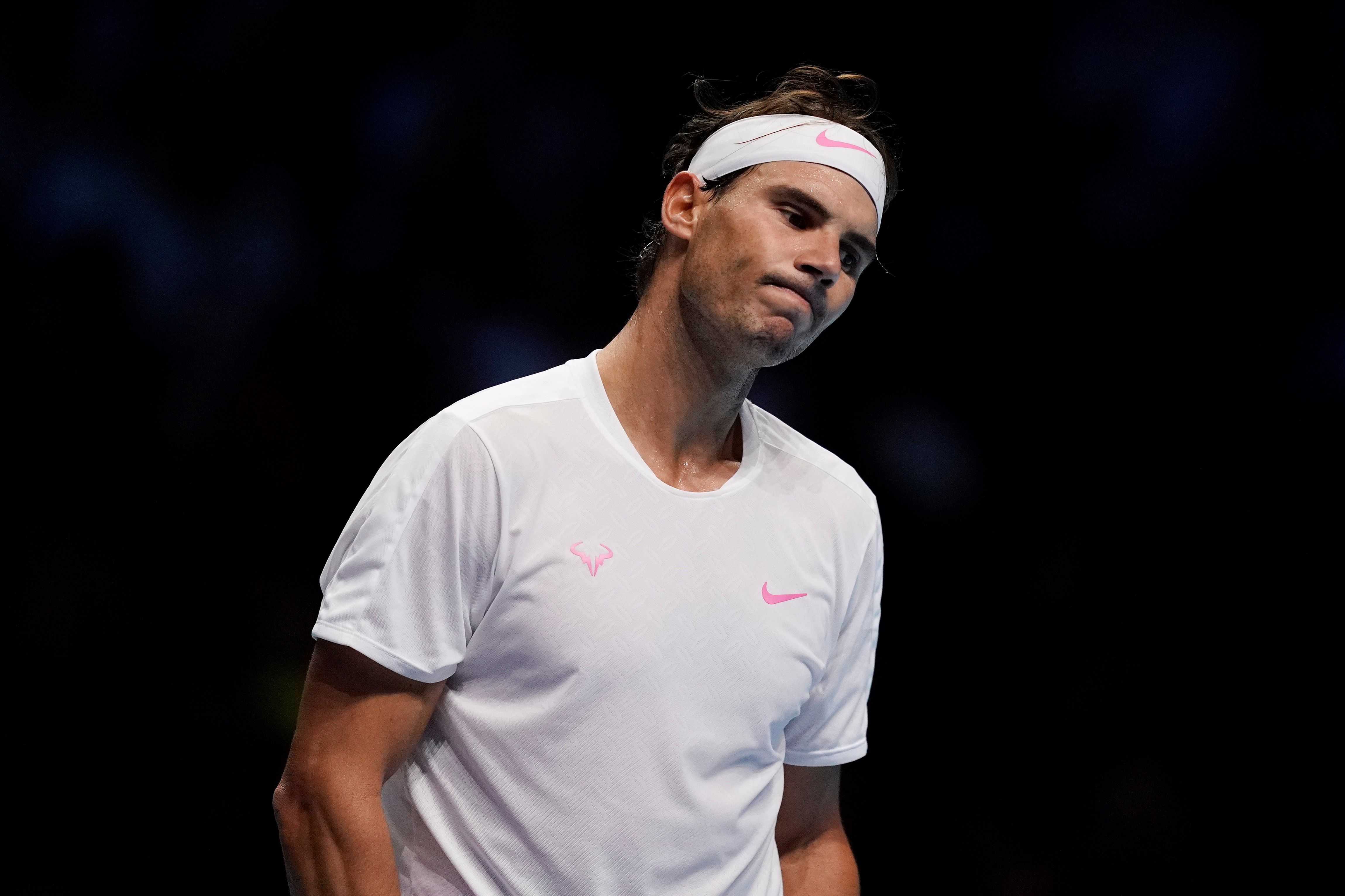 Rafa Nadal perdió su primer duelo y vuelve a ser cuestionado. (Foto Prensa Libre: EFE)