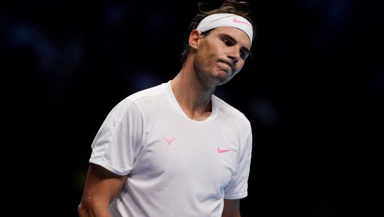 Rafa Nadal perdió su primer duelo y vuelve a ser cuestionado. (Foto Prensa Libre: EFE)