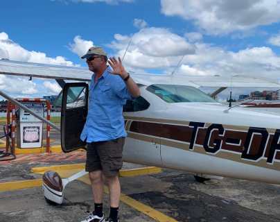 116 días de aventura: Aterriza el piloto que hizo viaje ida y vuelta entre Guatemala y Alemania