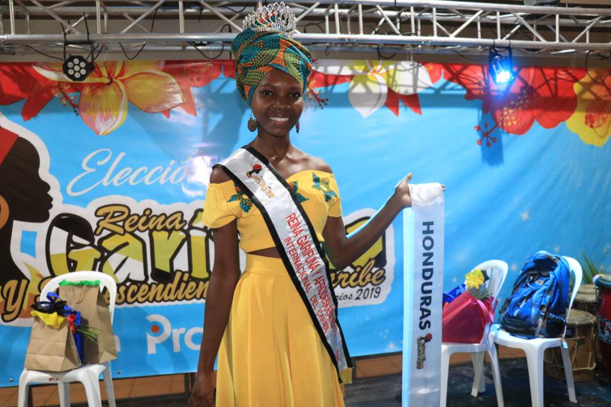 Representante de Honduras es la nueva reina garífuna y afrodescendiente del Caribe