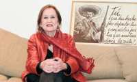 La artista Rina Lazo falleció a sus 96 años de edad.  (Foto Prensa Libre: Ángel Elías)