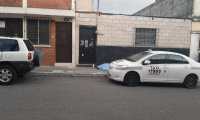 Lugar donde fue ultimado a balazos un hombre en la zona 5. (Foto Prensa Libre: Andrea Domínguez).