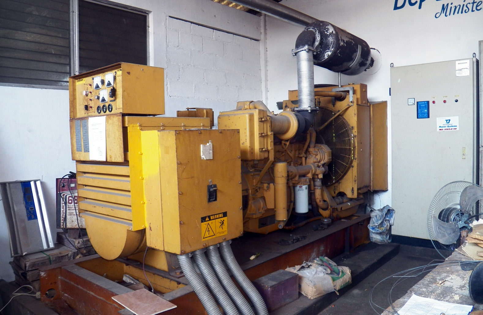 Energuate ofreció un generador más potente para que el Hospital Nacional de Malacatán siga en funcionamiento.  (Foto Prensa Libre: Hemeroteca PL)