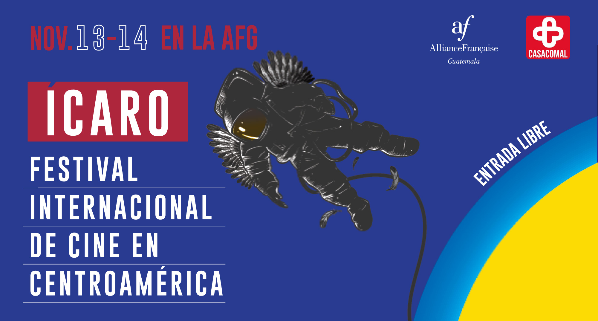 El Festival Ícaro proyectará 13 cortometrajes y 2 largometrajes de directores nacionales e internacionales. (Foto Prensa Libre: cortesía Alianza Francesa de Guatemala)