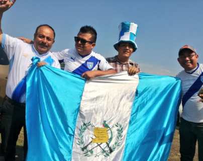 Afición vive la fiesta con la Selección de Guatemala en el Israel Barrios, en Coatepeque