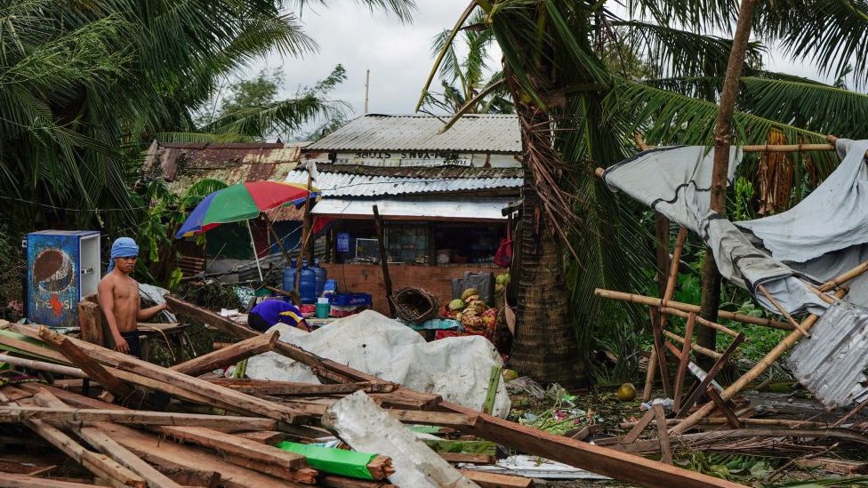 Miles de residentes se quedaron sin hogar tras el paso de la tormenta. GETTY IMAGES