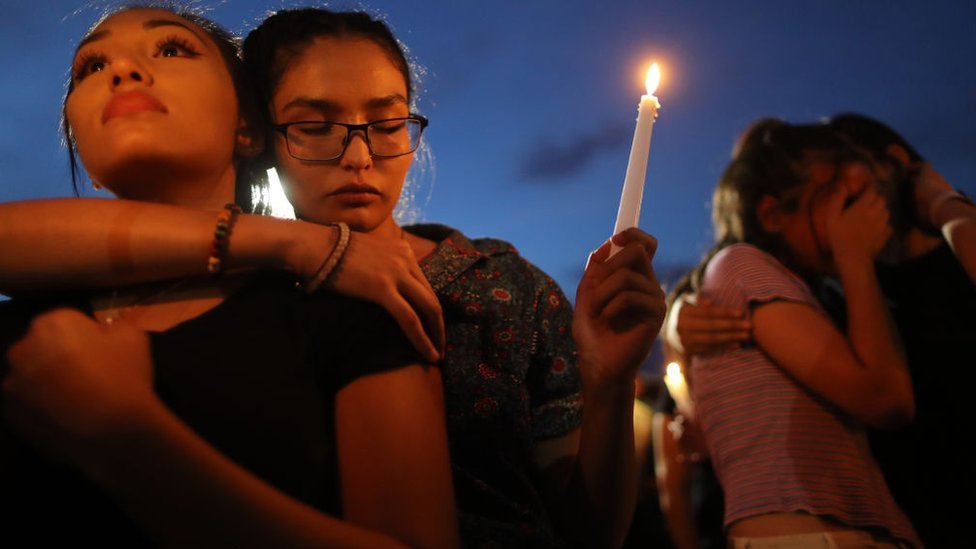 Los tiroteos suelen generar protestas, como ocurrió en El Paso en agostos de este año. Foto: Getty Images