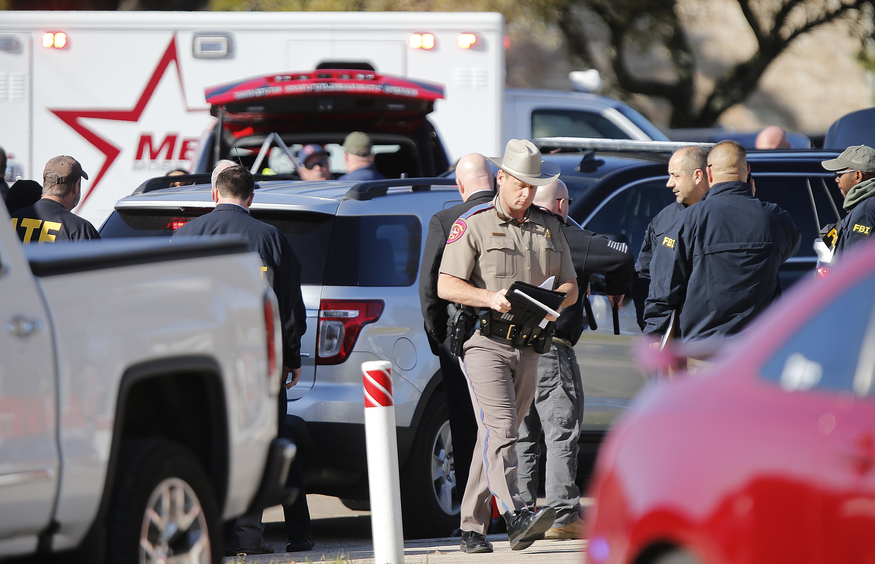 Un tiroteo se produjo este 29 de diciembre dentro de una iglesia de Texas. (Foto Prensa Libre: AFP)