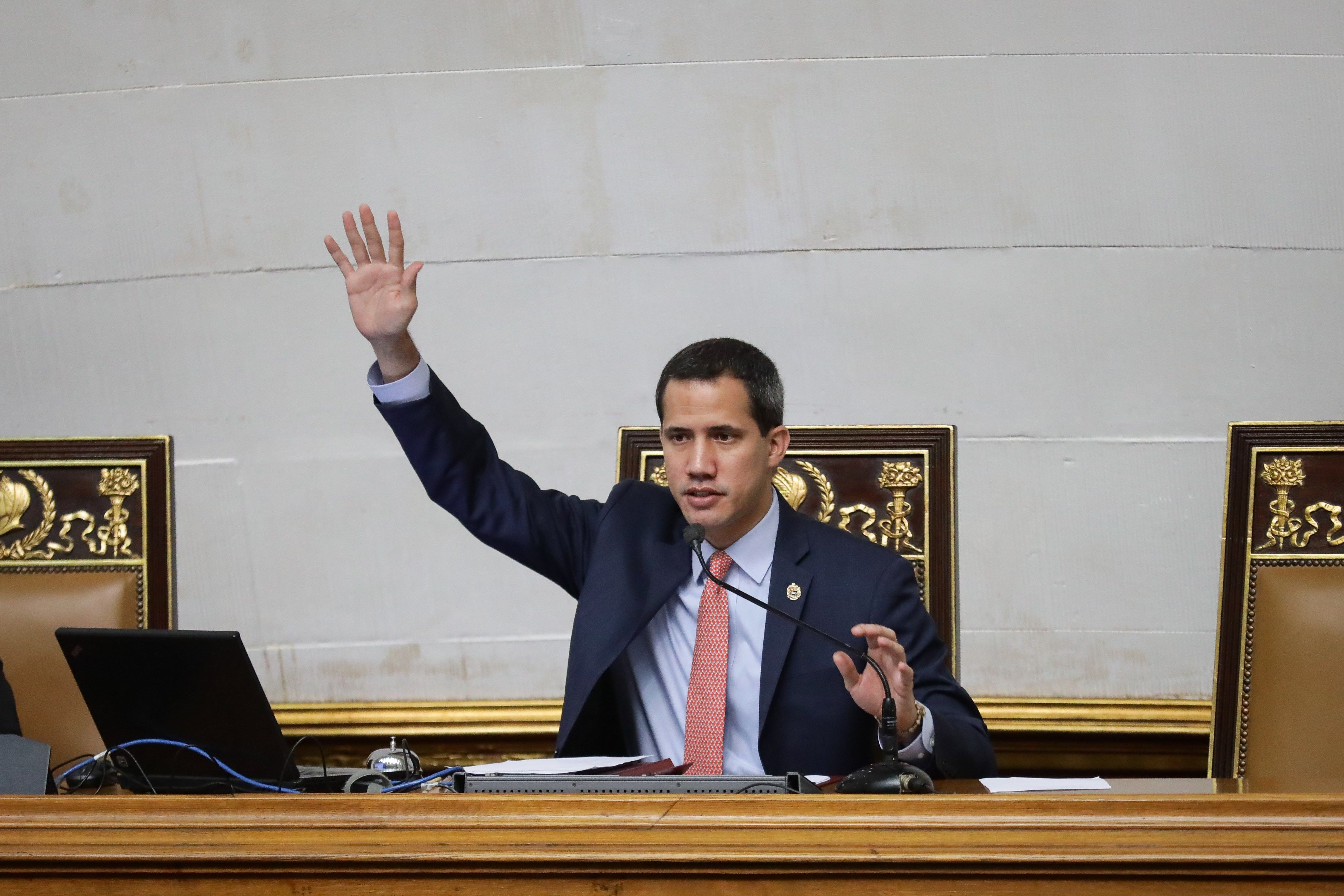 Juan Guaidó, intenta reimpulsar su liderazgo con su reelección como jefe de la unicameral Asamblea Nacional,