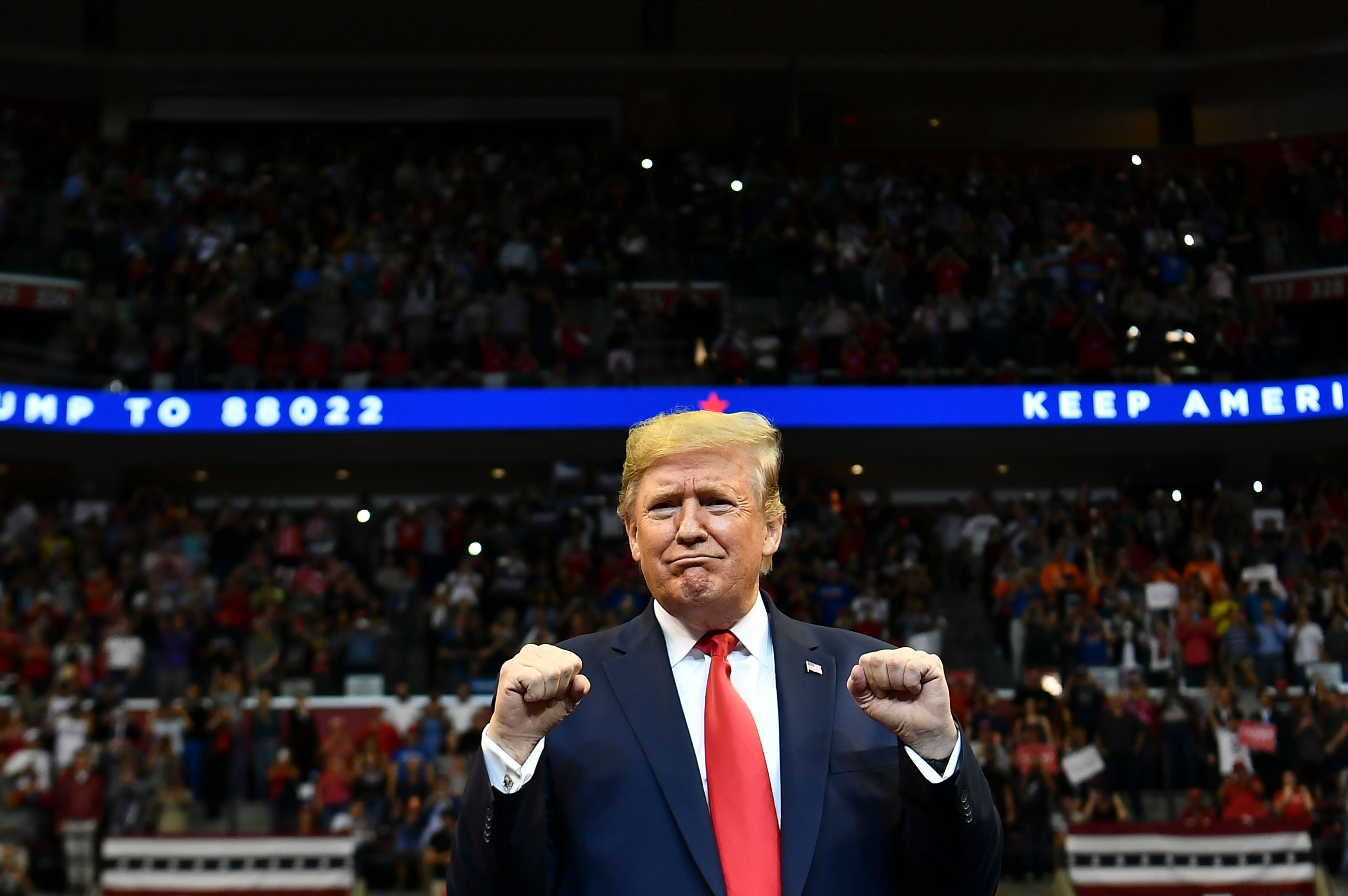 Trump anunció la medida contra Argentina y Brasil para proteger a los granjeros estadounidenses. (Foto Prensa Libre: AFP)