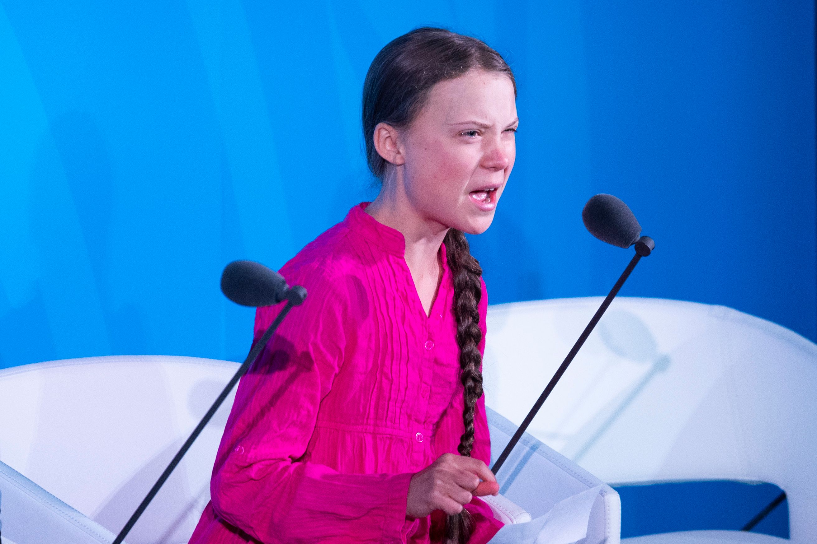 Greta Thunberg ha generado controversia durante diferentes actividades. (Foto Prensa Libre: AFP)