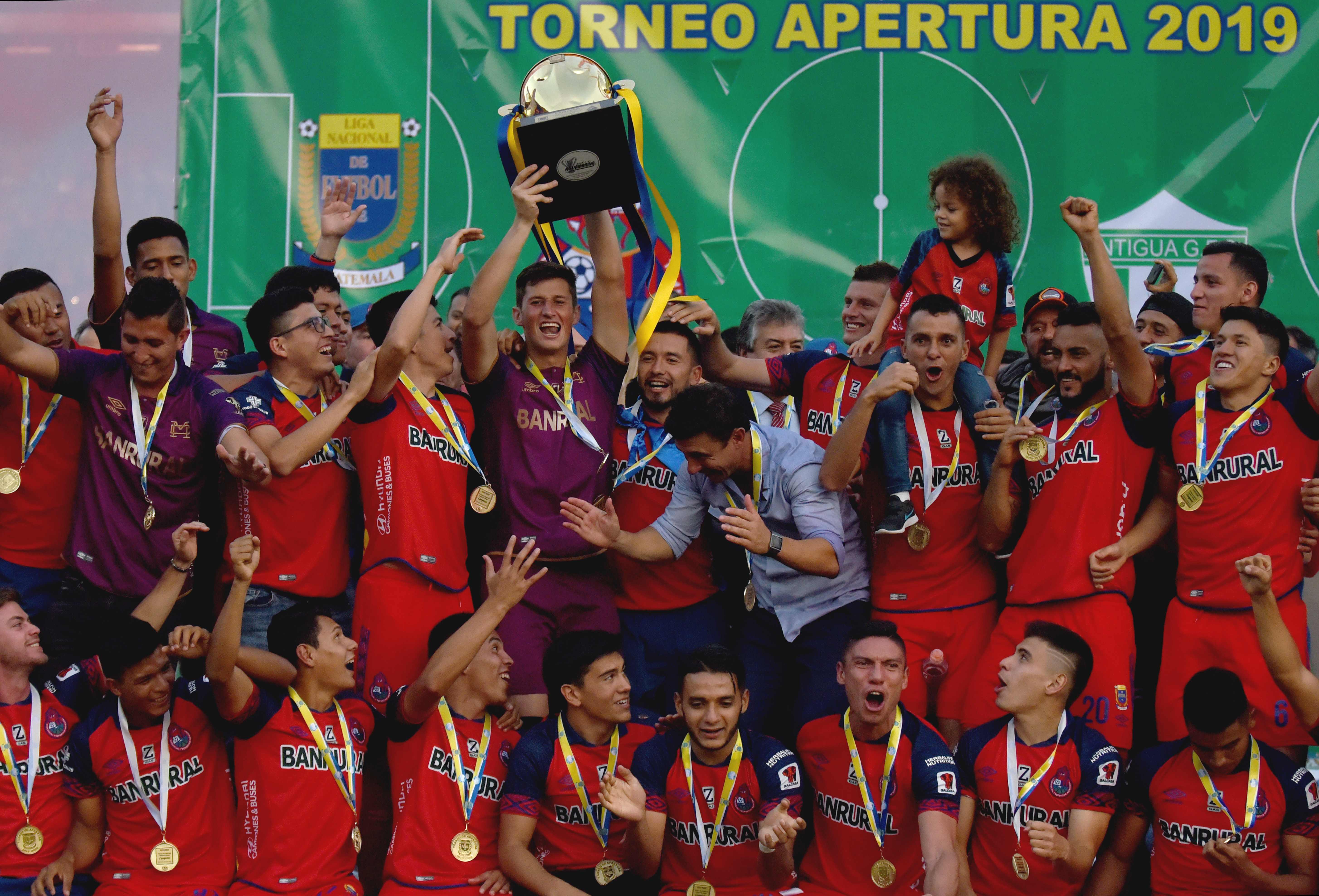 Municipal es el actual campeón del futbol guatemalteco. (Foto Prensa Libre: Hemeroteca PL)