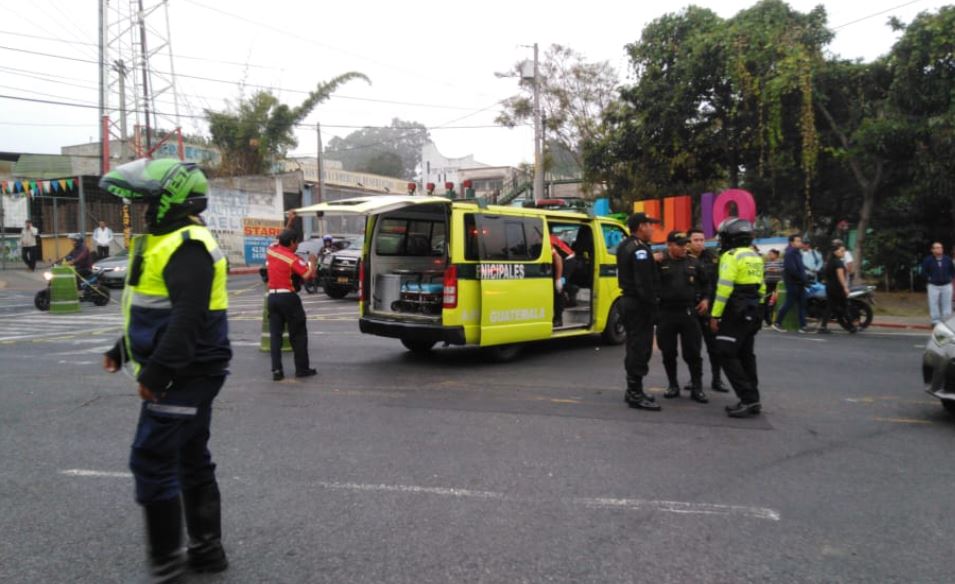 Ingreso a la colonia Primero de Julio, Mixco, donde se registró el ataque. (Foto Prensa Libre: Comuna de Mixco). 

