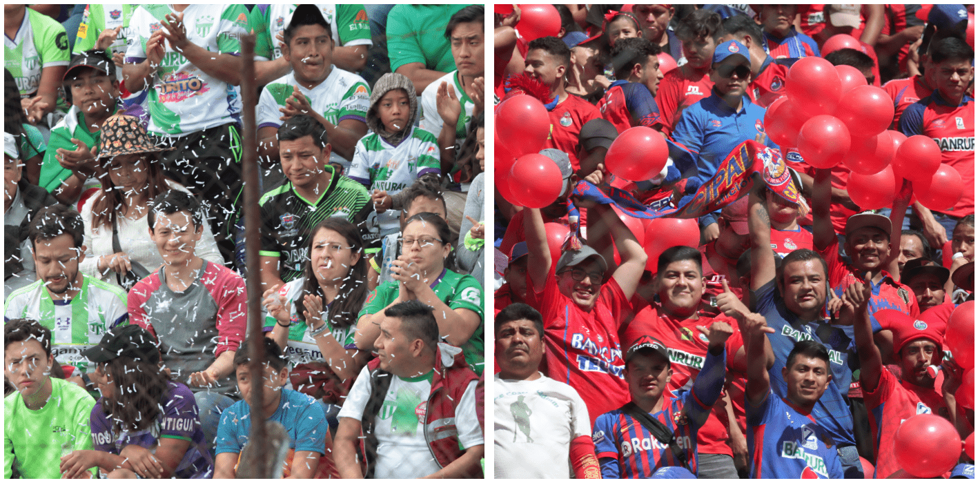antigüeños y rojos vivirán una Navidad diferente en el cierre del Apertura 2019. (Foto Prensa Libre: Norvin Mendoza y Óscar Rivas)