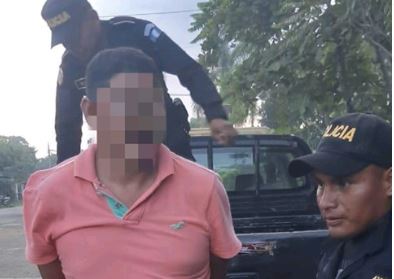 Estuardo Enrique Mérida Sánchez, detenido. (Foto Prensa Libre: PNC)