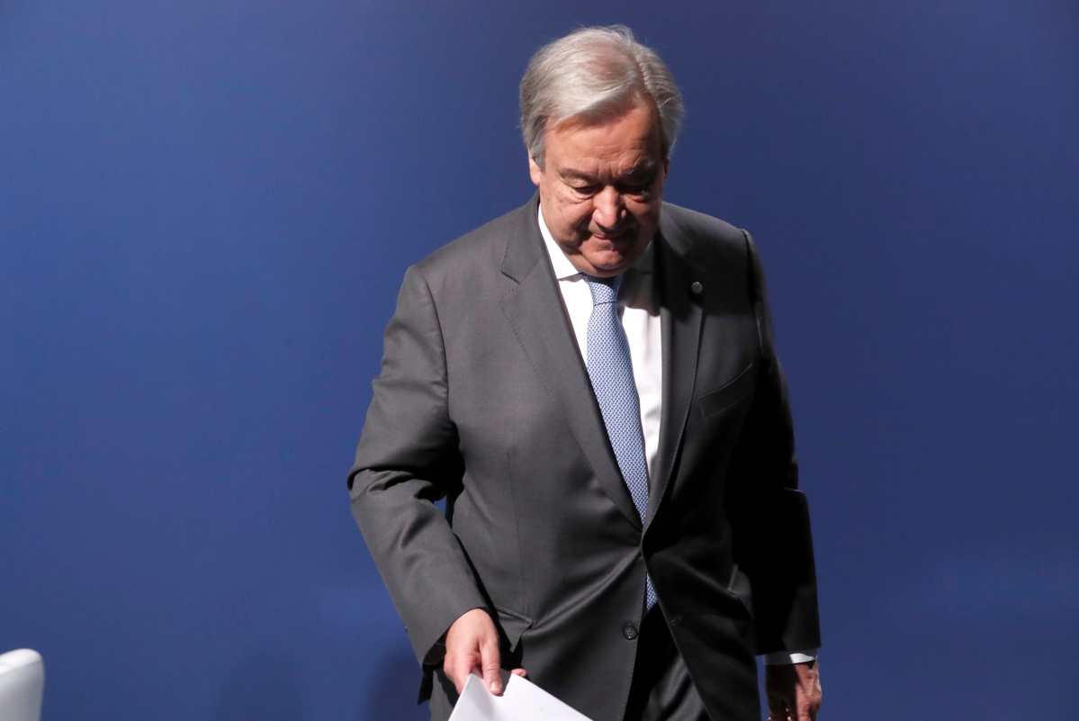 Antonio Guterres: “Estoy decepcionado con los resultados de la COP25”