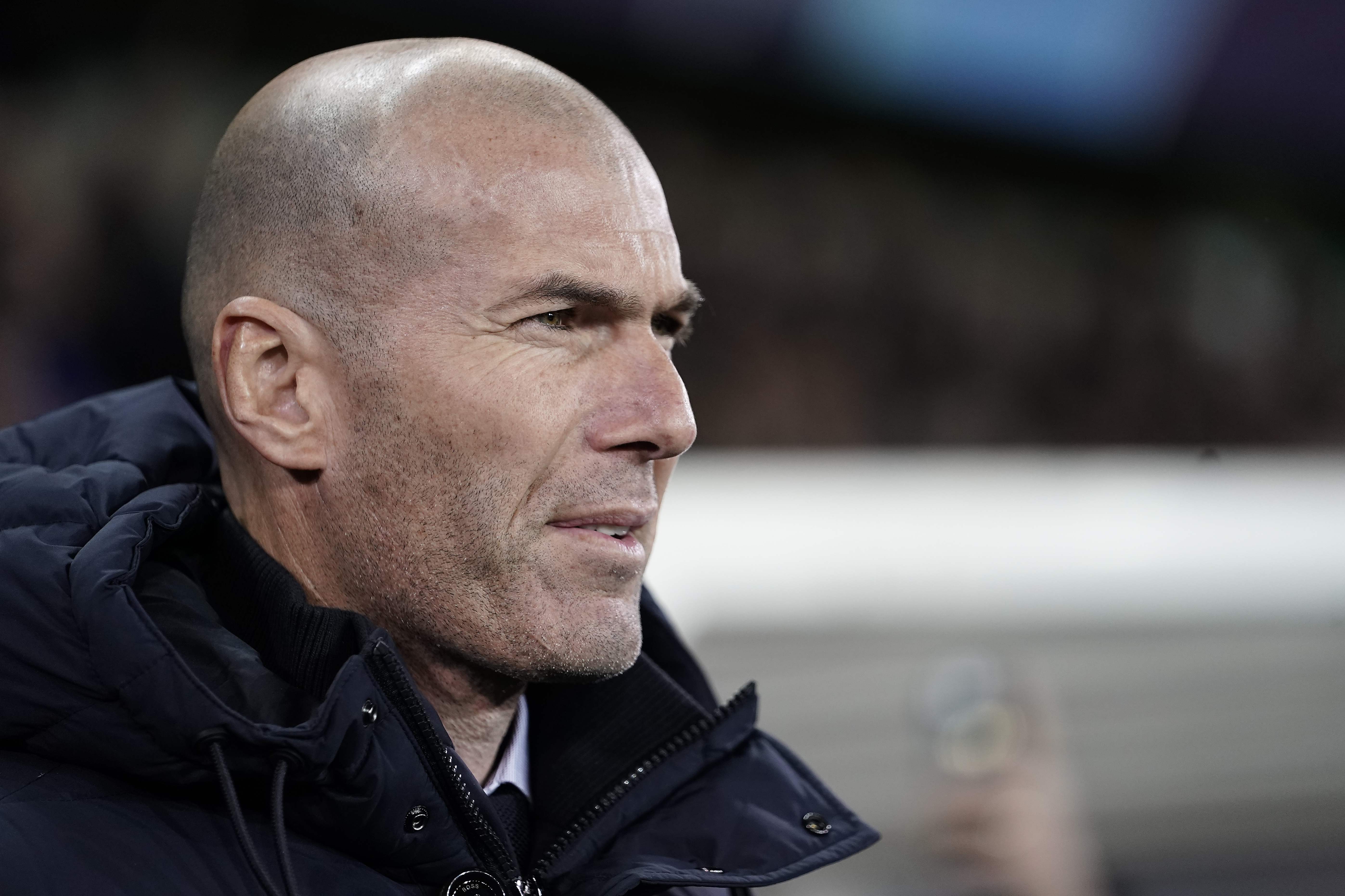 El técnico del Real Madrid, Zinedine Zidane. (Foto Prensa Libre: AFP)
