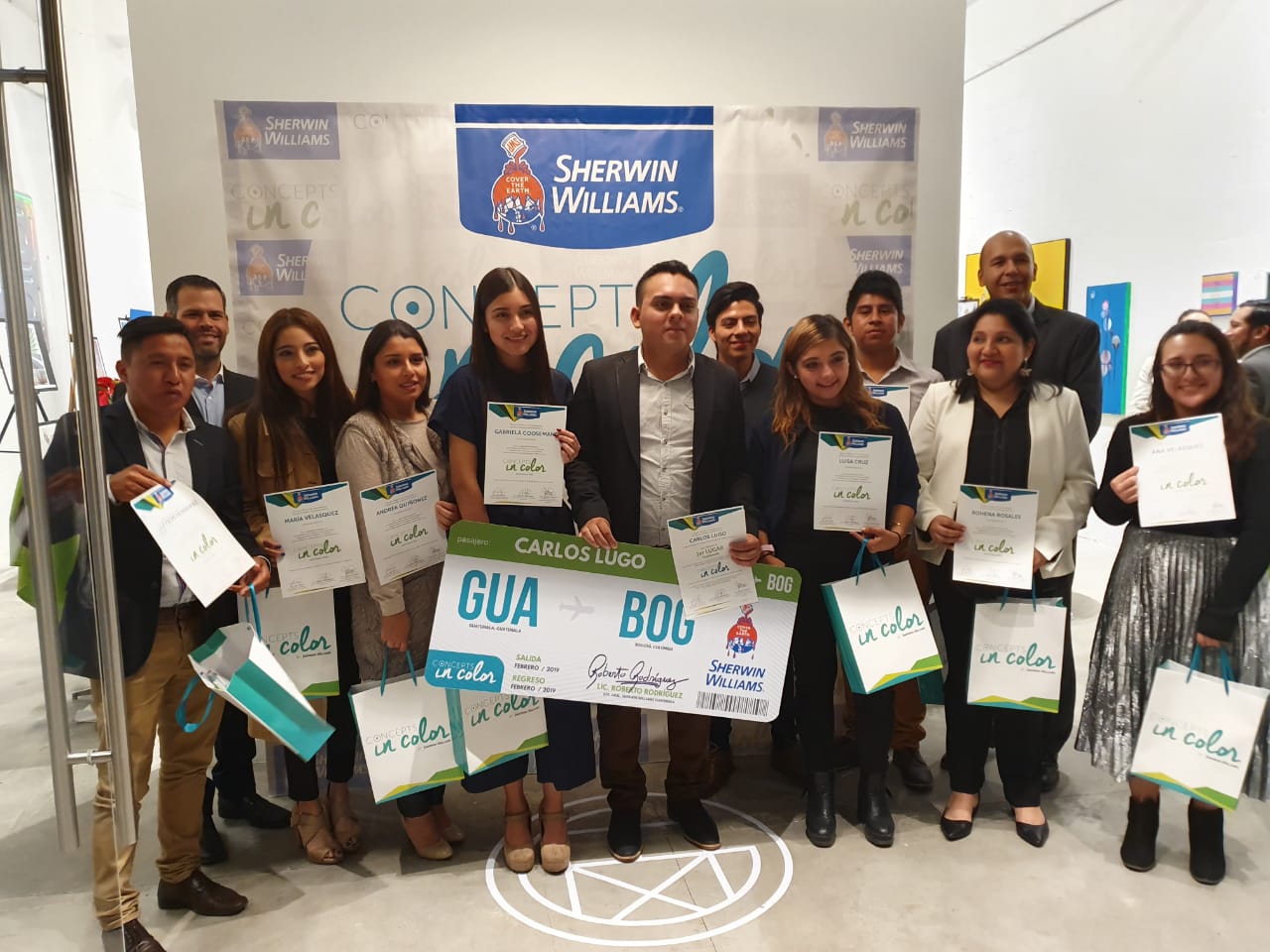 Los diez finalistas que lucharán por la gloria en Cocepts in Color 2019. (Foto Prensa Libre: cortesía)