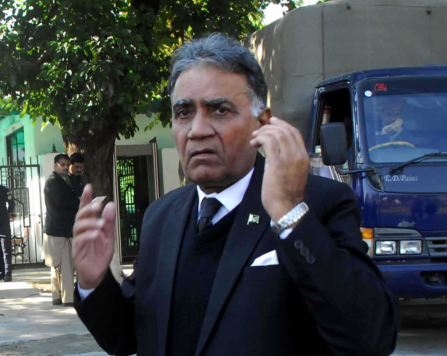 El expresidente de Pakistán Pervez Musharraf, condenado a muerte por "alta traición. (Foto Prensa Libre: EFE)