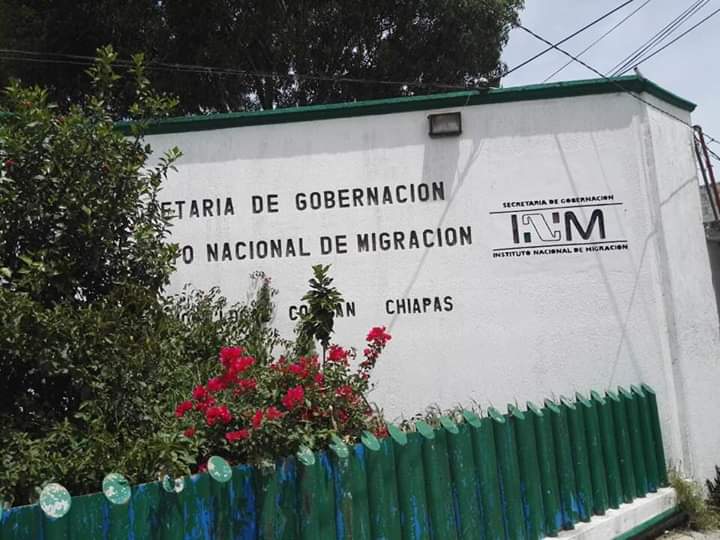 Sede del Instituto Nacional de Migración en Comitán de Domínguez, Chiapas, México. (Foto Prensa LIbre: Cortesía) 