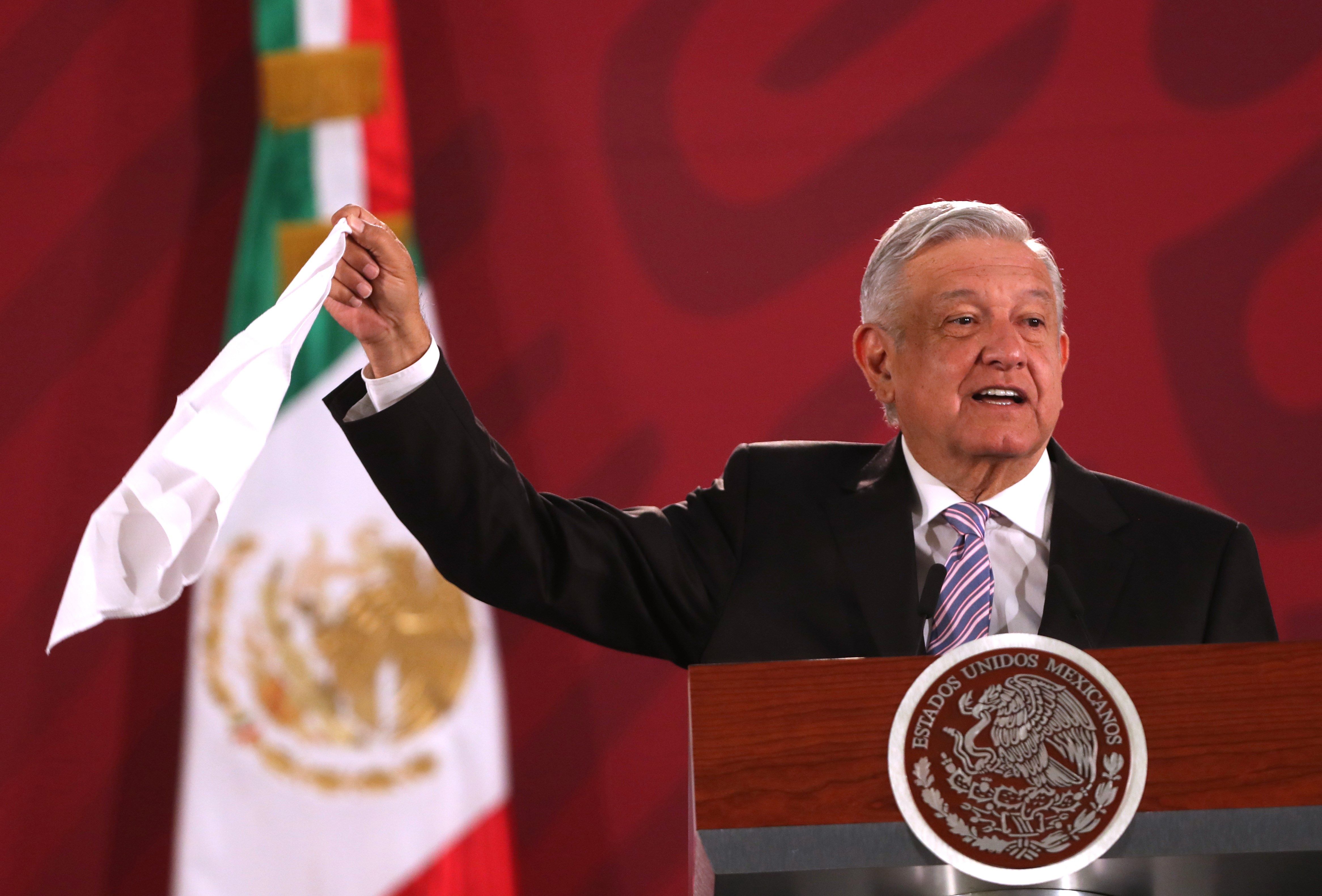 El presidente de México, Andrés Manuel López Obrador, dice que hay acuerdo inicial con EE. UU.  y Canadá por el T-MEC. (Foto Prensa Libre: EFE)