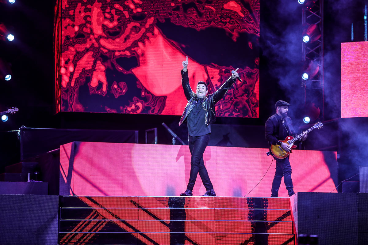 Chayanne dio un concierto en Guatemala que formó parte de la gira "Desde el alma Tour 2019". (Foto Prensa Libre: Keneth Cruz)