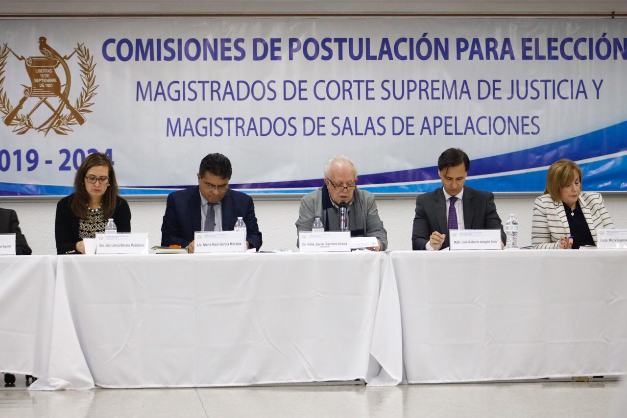 Las comisiones de postulación integraron las nóminas de los abogados que serán electos como magistrados de la Corte Suprema de Justicia y salas de Apelaciones. (Foto Prensa Libre: Hemeroteca PL)
