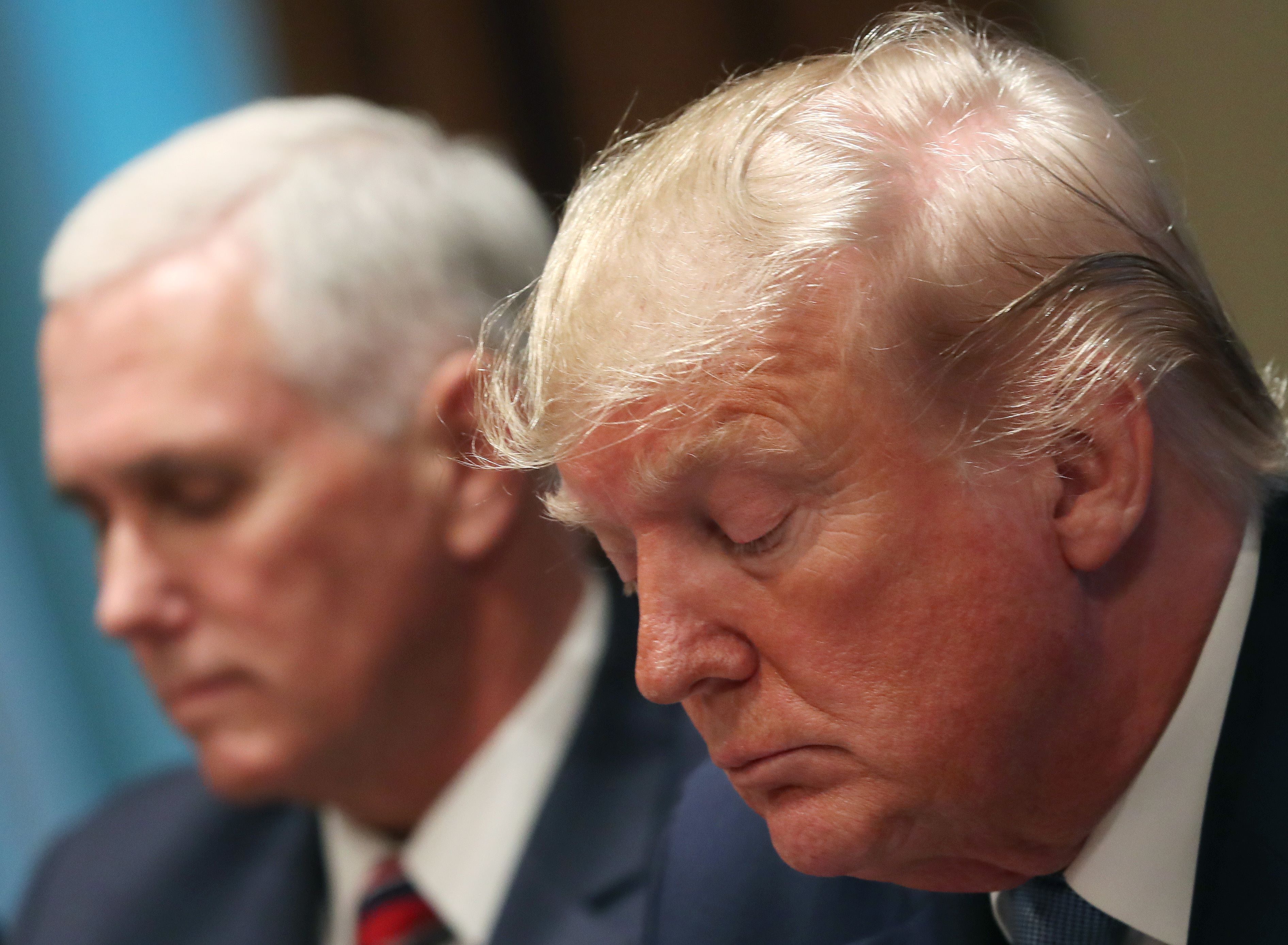 Legisladores demócratas acusan formalmente a Trump de abuso de poder y de obstrucción. (Foto Prensa Libre: AFP)