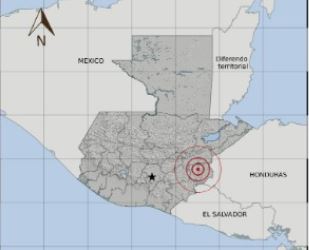 El sismo ocurrió en Chiquimula.