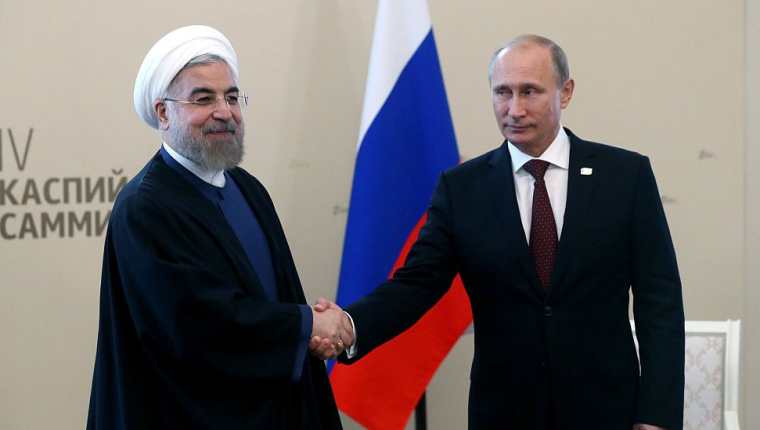 Tanto Hasan Rohani​ como Vladimir Putin buscan expandir sus esferas de influencia en Medio Oriente.