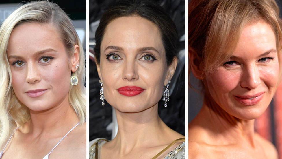 Brie Larson, Angelina Jolie y Renée Zellweger protagonizaron éxitos de taquilla el año pasado.