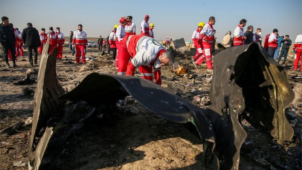 El avión de Ukraine International había despegado de Teherán con destino a Kiev cuando fue derribado. REUTERS