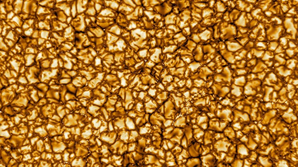 Esta es la imagen de más alta resolución que se ha tomado del Sol. NSO/NSF/AURA