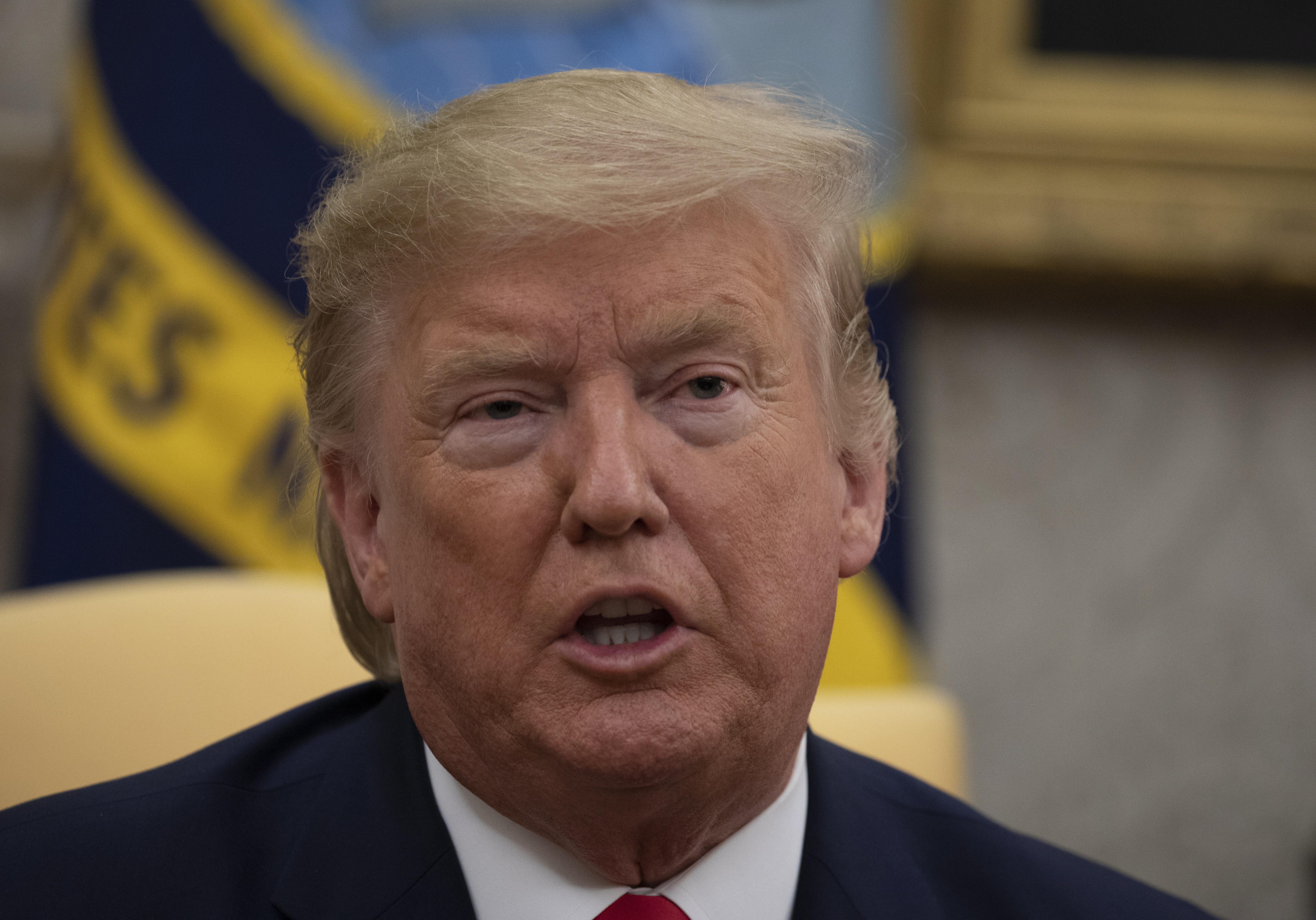 Donald Trump, presidente de Estados Unidos. (Foto Prensa Libre: EFE)