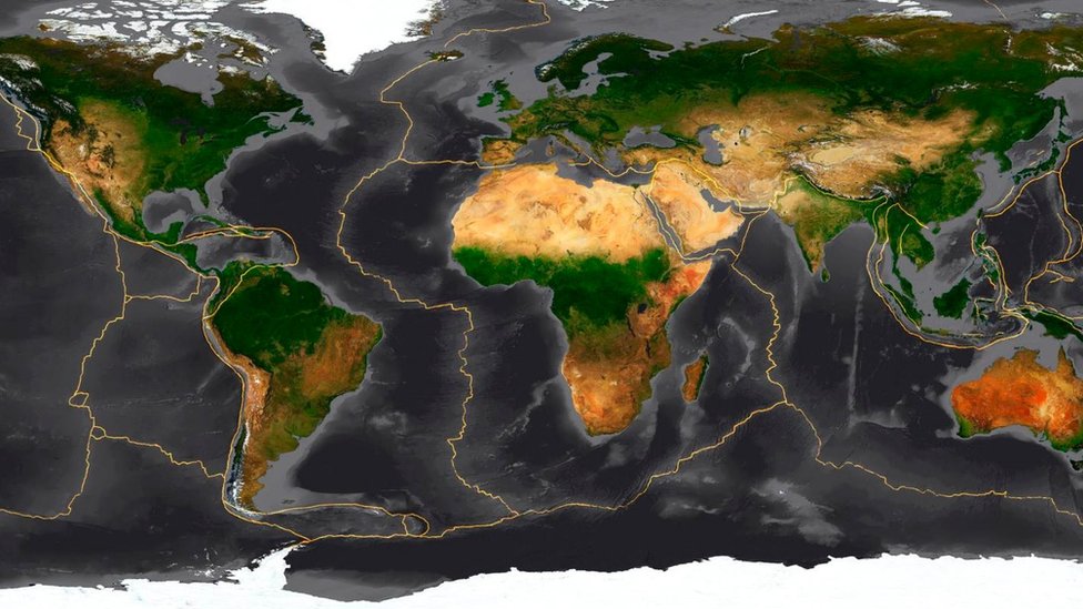 La Tierra es un mosaico de placas tectónicas. SCIENCE PHOTO LIBRARY