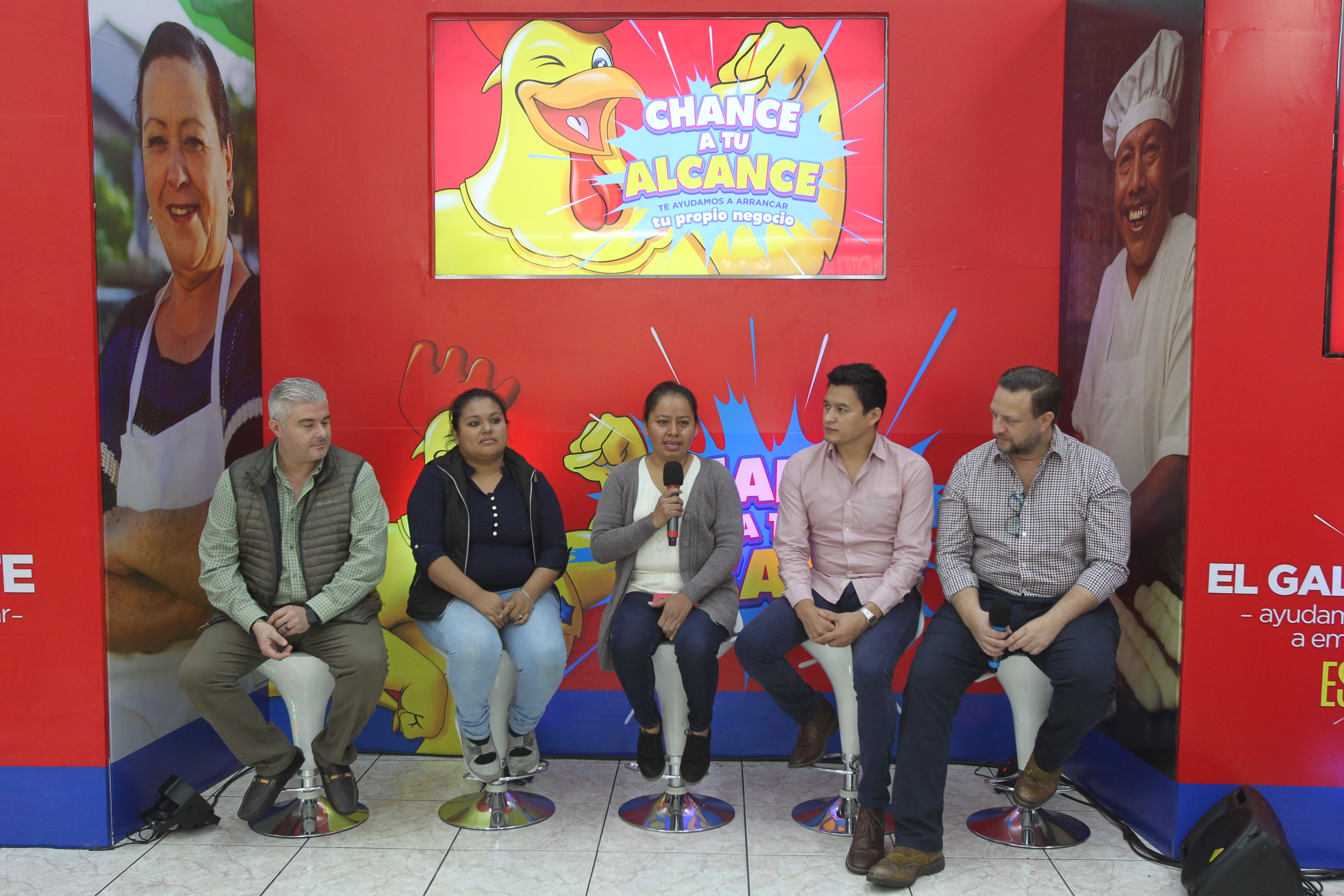 El Gallo más Gallo presentó su campaña que brinda oportunidades a los emprendedores nacionales. Foto Prensa Libre: Norvin Mendoza