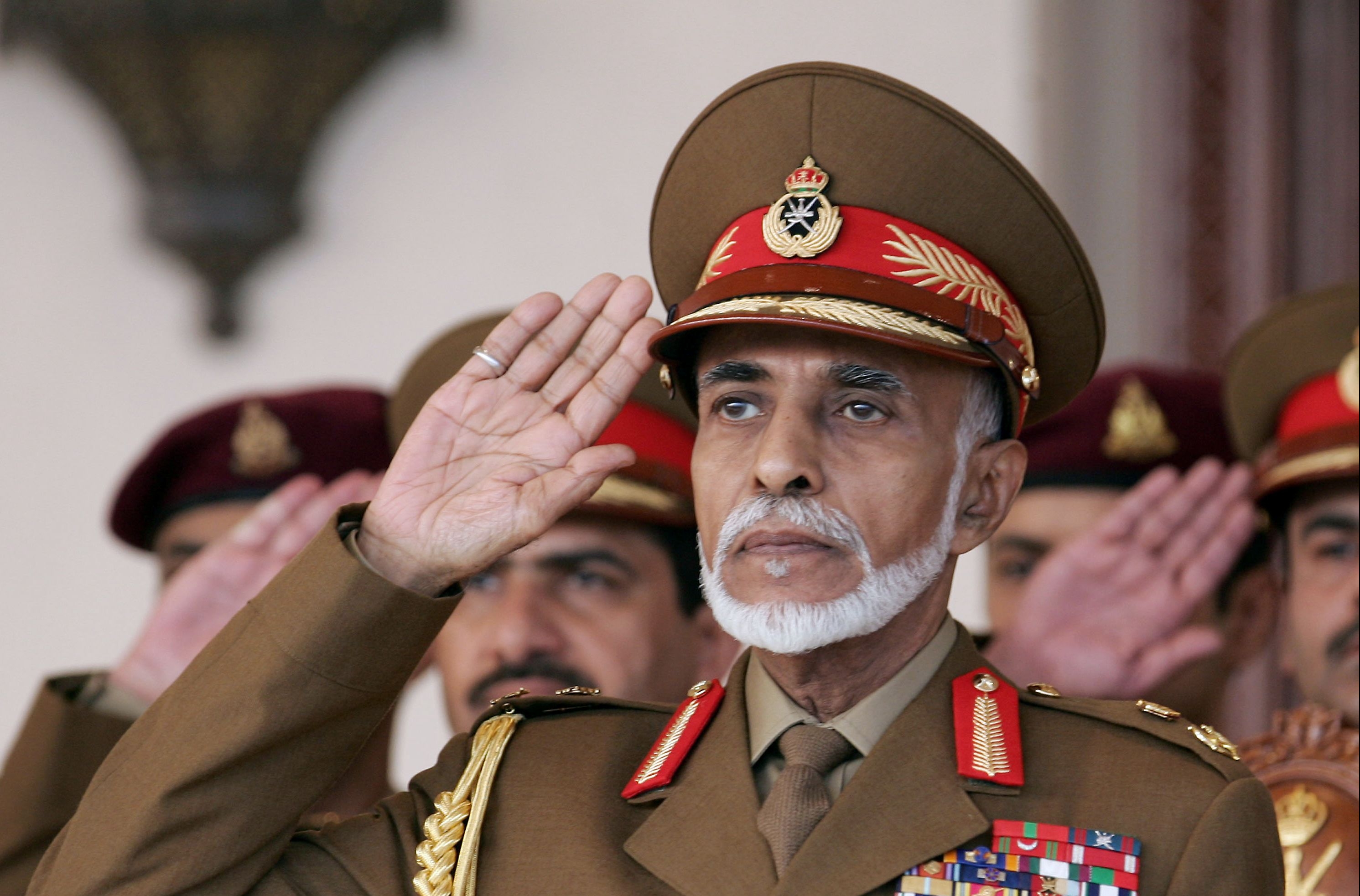Qaboos bin Said, sultán de Omán, en 2013. Foto Prensa Libre: Hemeroteca PL