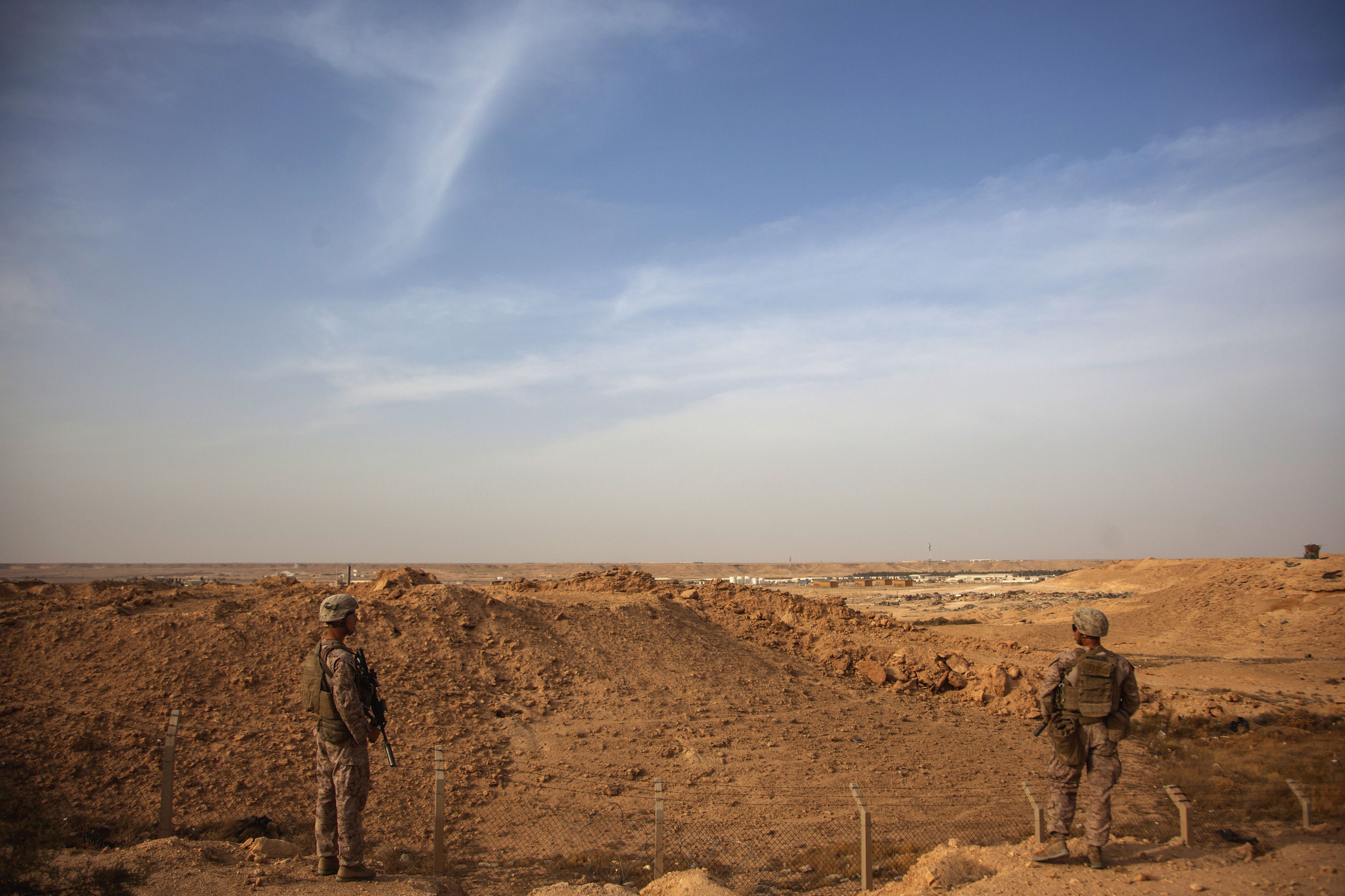 Las bases militares de Irak están siendo atacadas, en ellas hay presencia de soldados estadounidenses. (Foto Prensa Libre: EFE) 