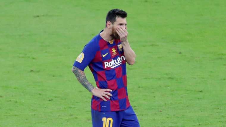 El argentino del FC Barcelona Lionel Messi. (Foto Prensa Libre: EFE)
