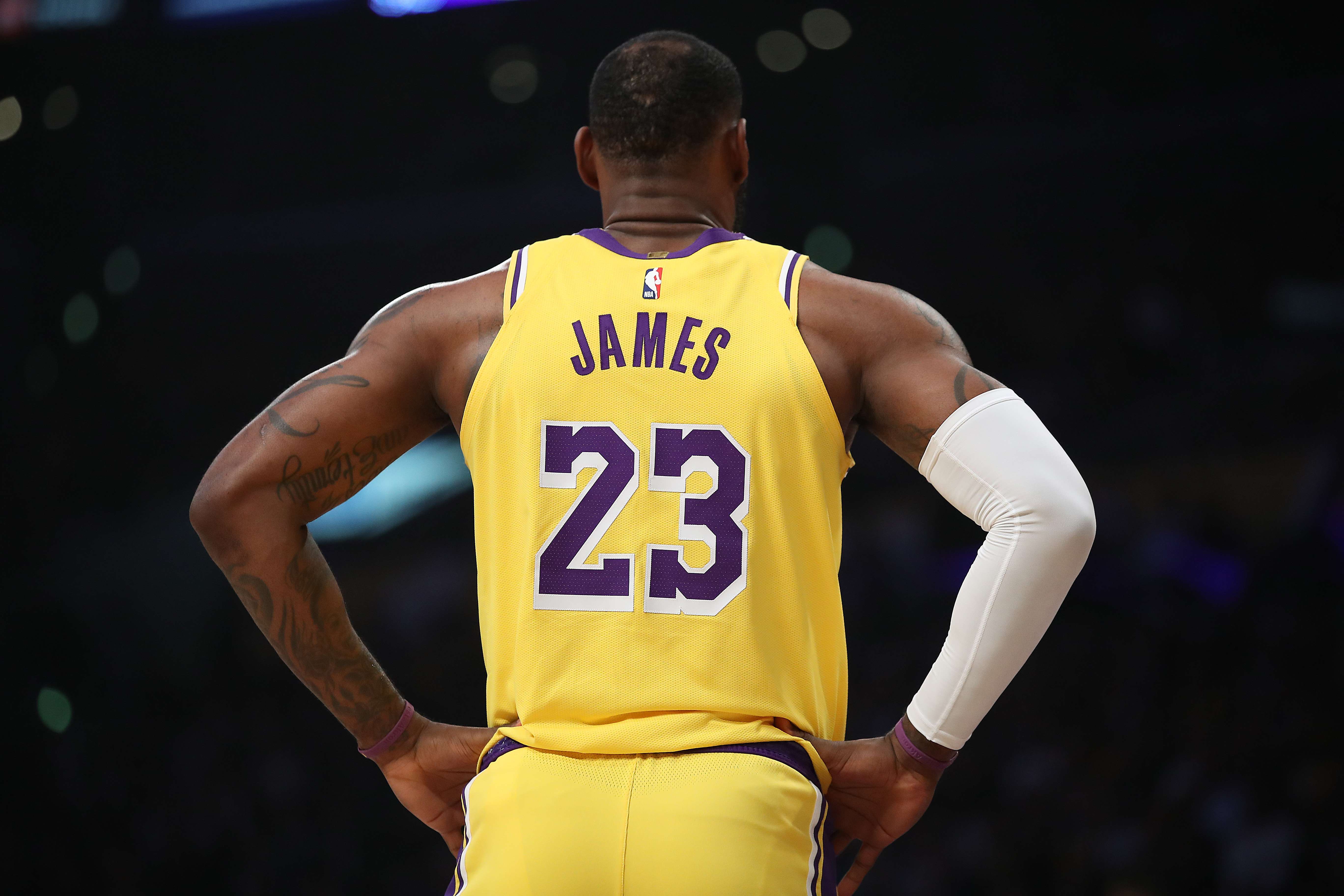 LeBron James, es la figura de Los Ángeles Lakers. (Foto Prensa Libre: AFP)