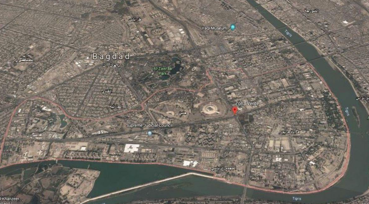 Aumenta tensión en Irak: Dos cohetes impactan cerca de la embajada de EE. UU. en Bagdad
