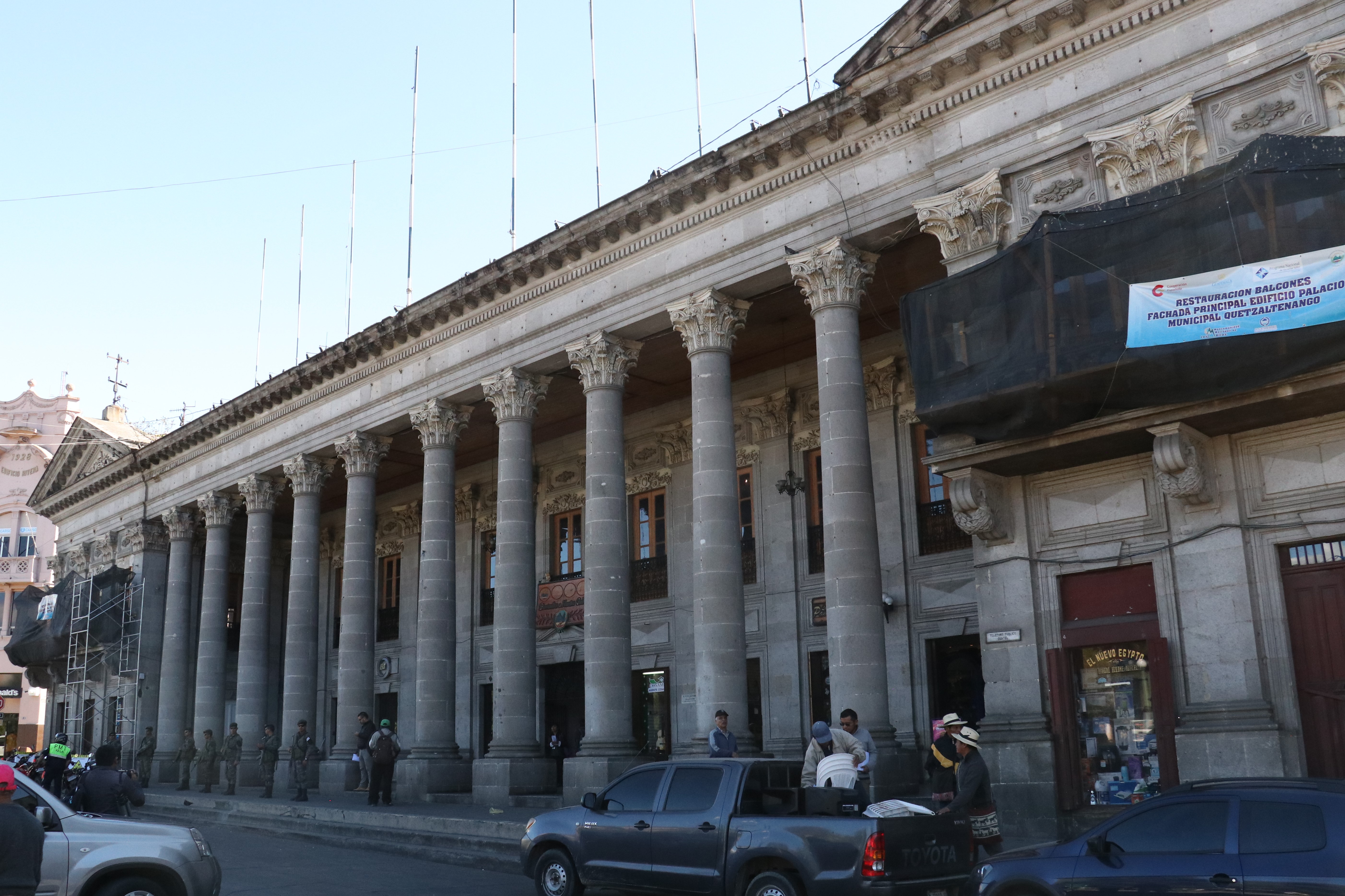 La Municipalidad de Quetzaltenango recibirá a las nuevas autoridades este 15 de enero. (Foto Prensa Libre: Raúl Juárez)