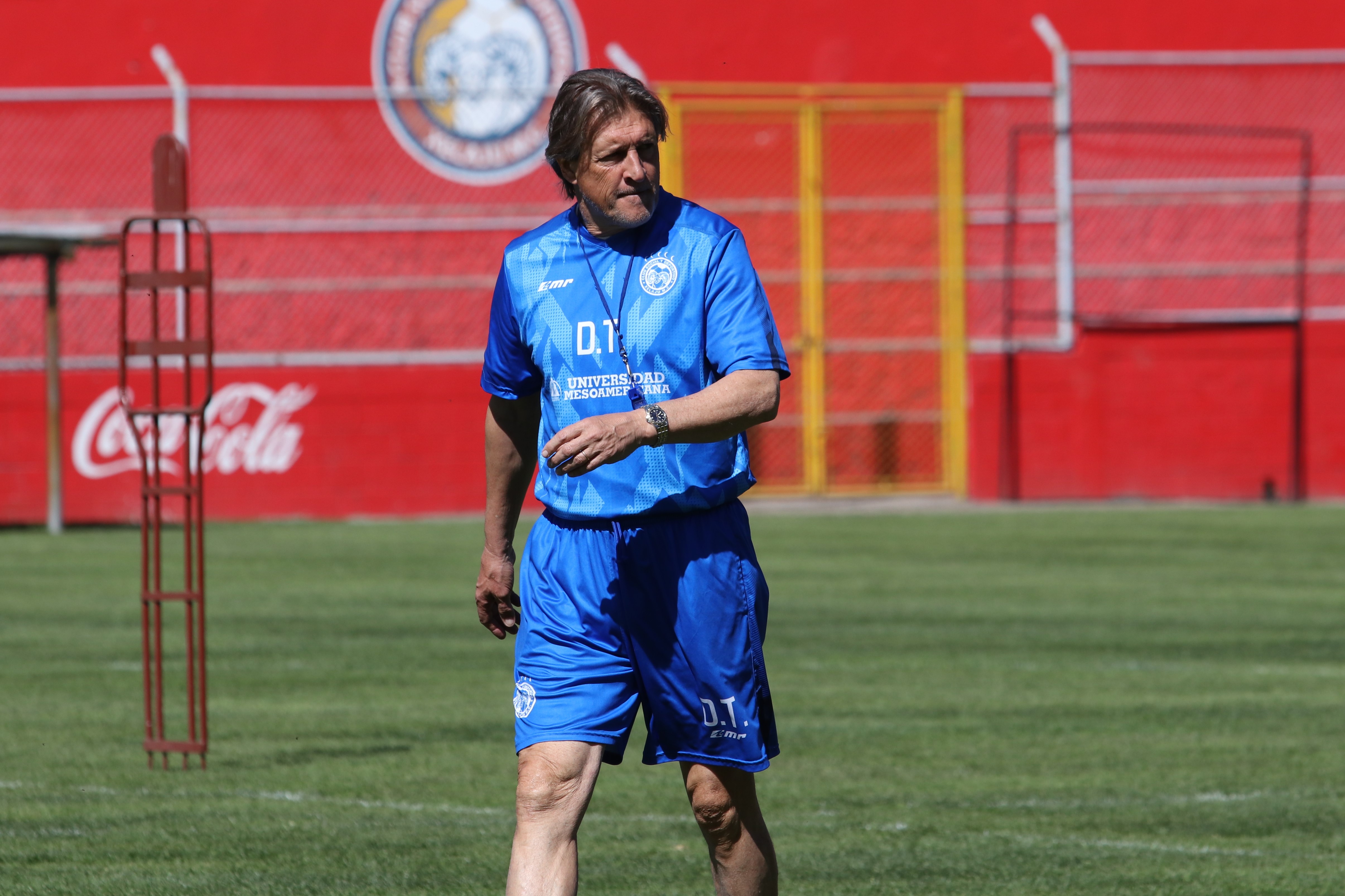 El argentino Sergio Egea confía en devolverle el protagonista a Xelajú. (Foto Prensa Libre: Raúl Juárez)