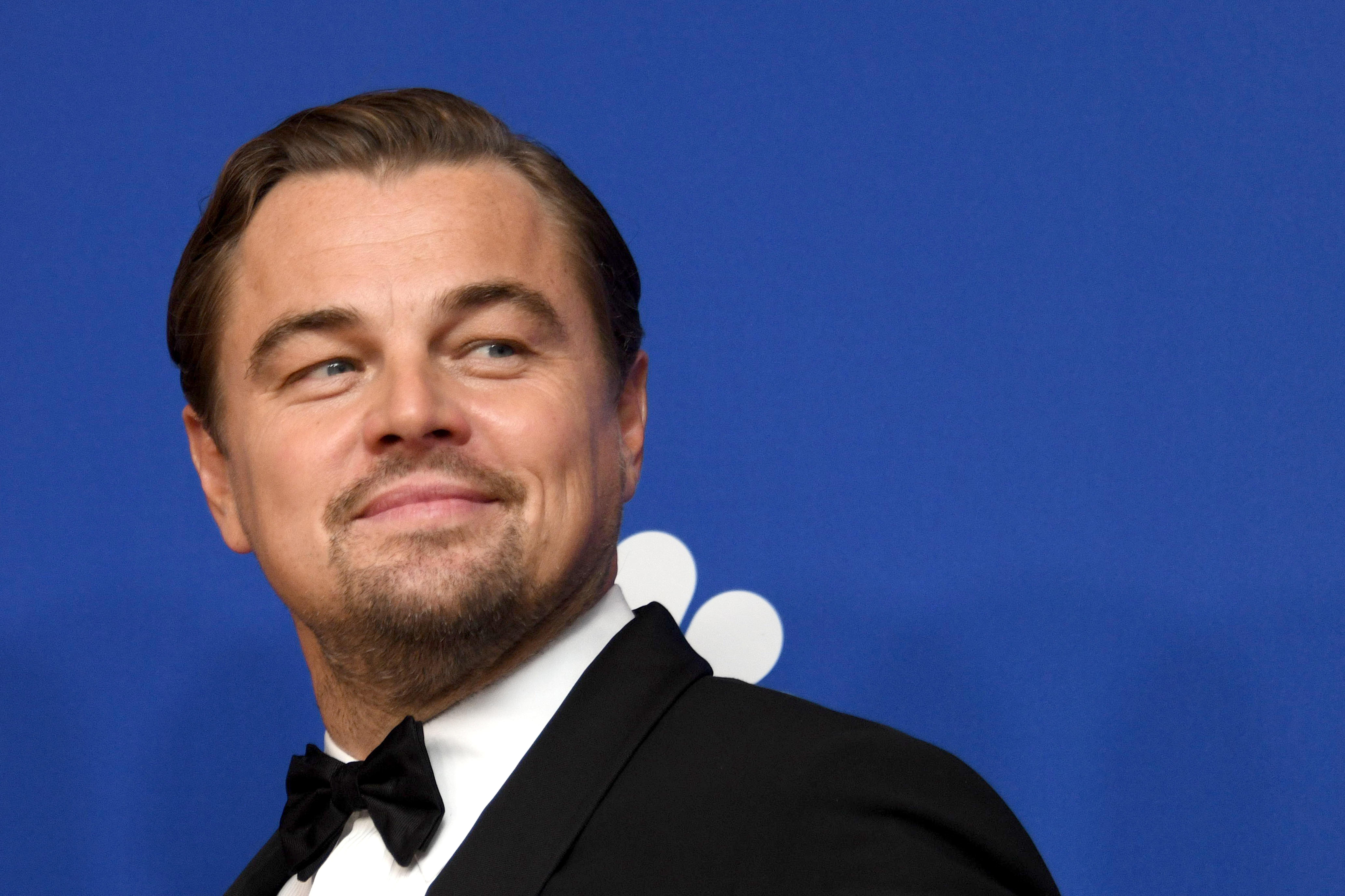Leonardo DiCaprio en la ceremonia de los Golden Globe 2019. (Foto Prensa Libre: EFE/EPA/CHRISTIAN MONTERROSA). 