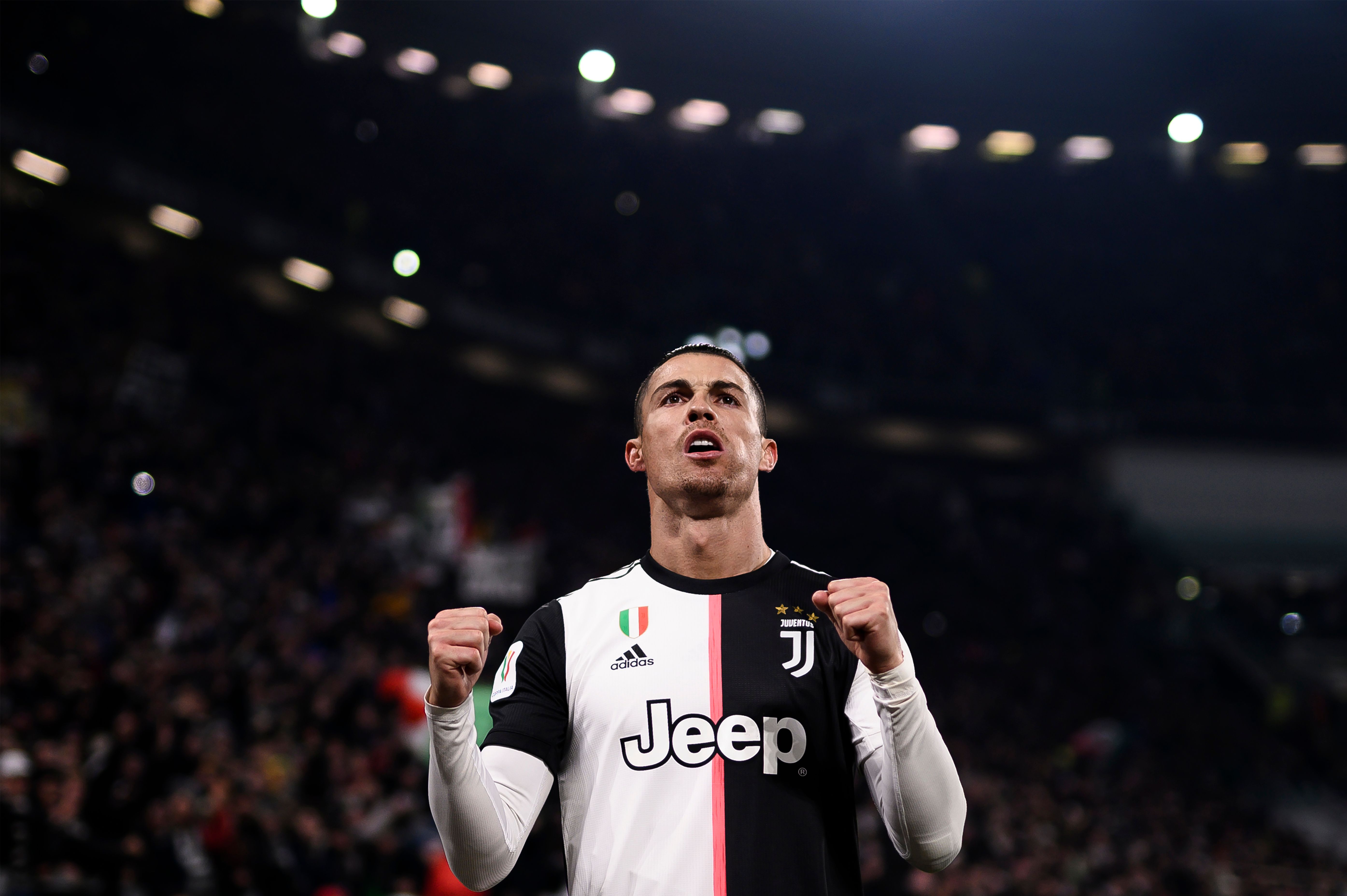 Cristiano Ronaldo volvió a festejar con la Juventus. (Foto Prensa Libre. AFP)