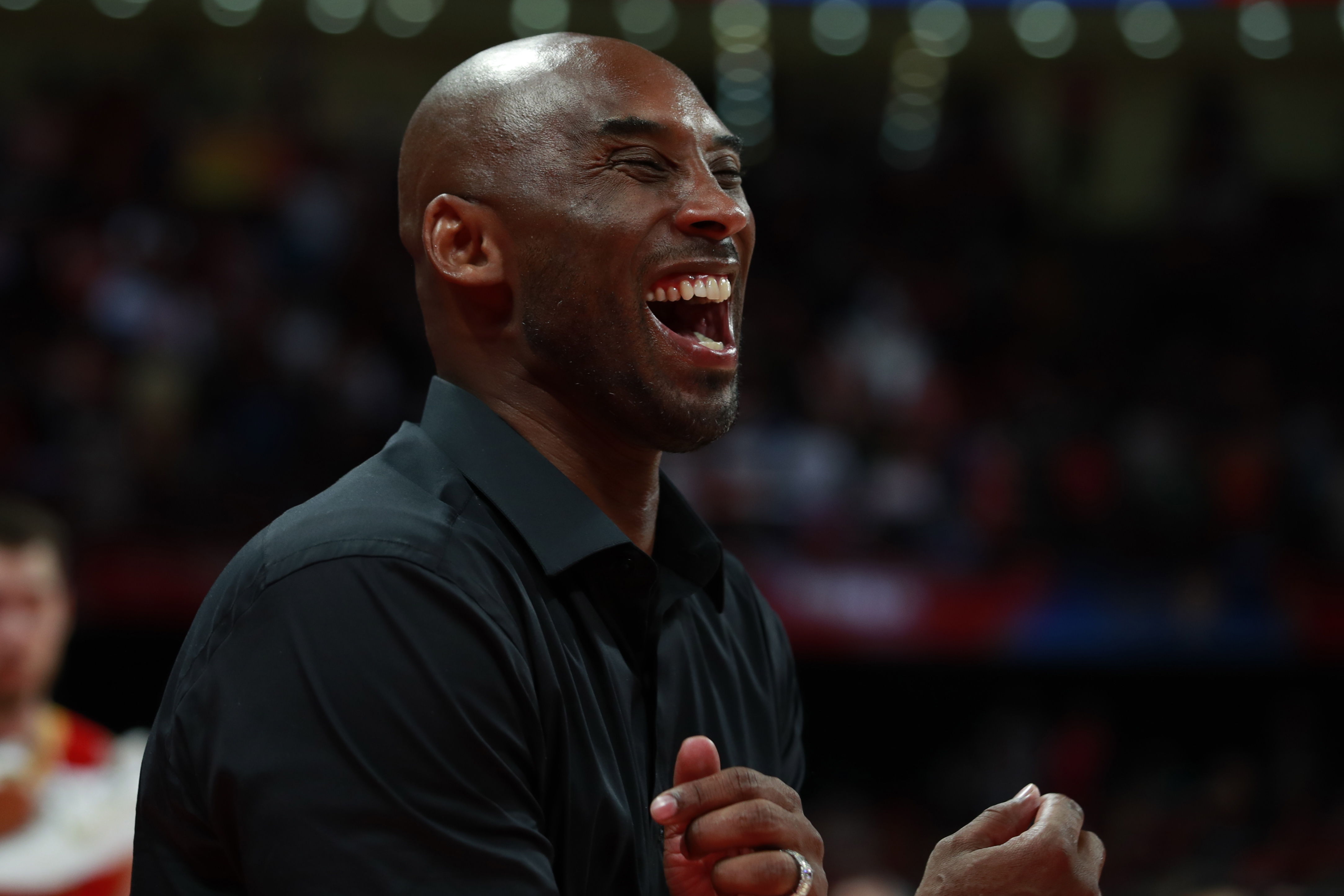 Kobe Bryant, durante la final del Mundial de Baloncesto Pekín 2019 entre España y Argentina. (Foto Prensa Libre: Hemeroteca PL)