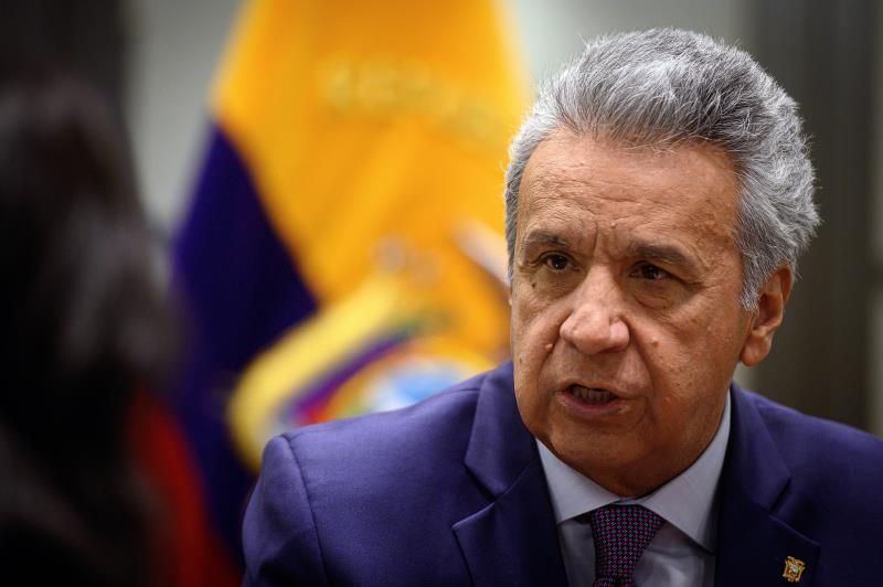 El presidente de Ecuador, Lenín Moreno, dice aspirar a un TLC con Guatemala. (Foto Prensa Libre: EFE)