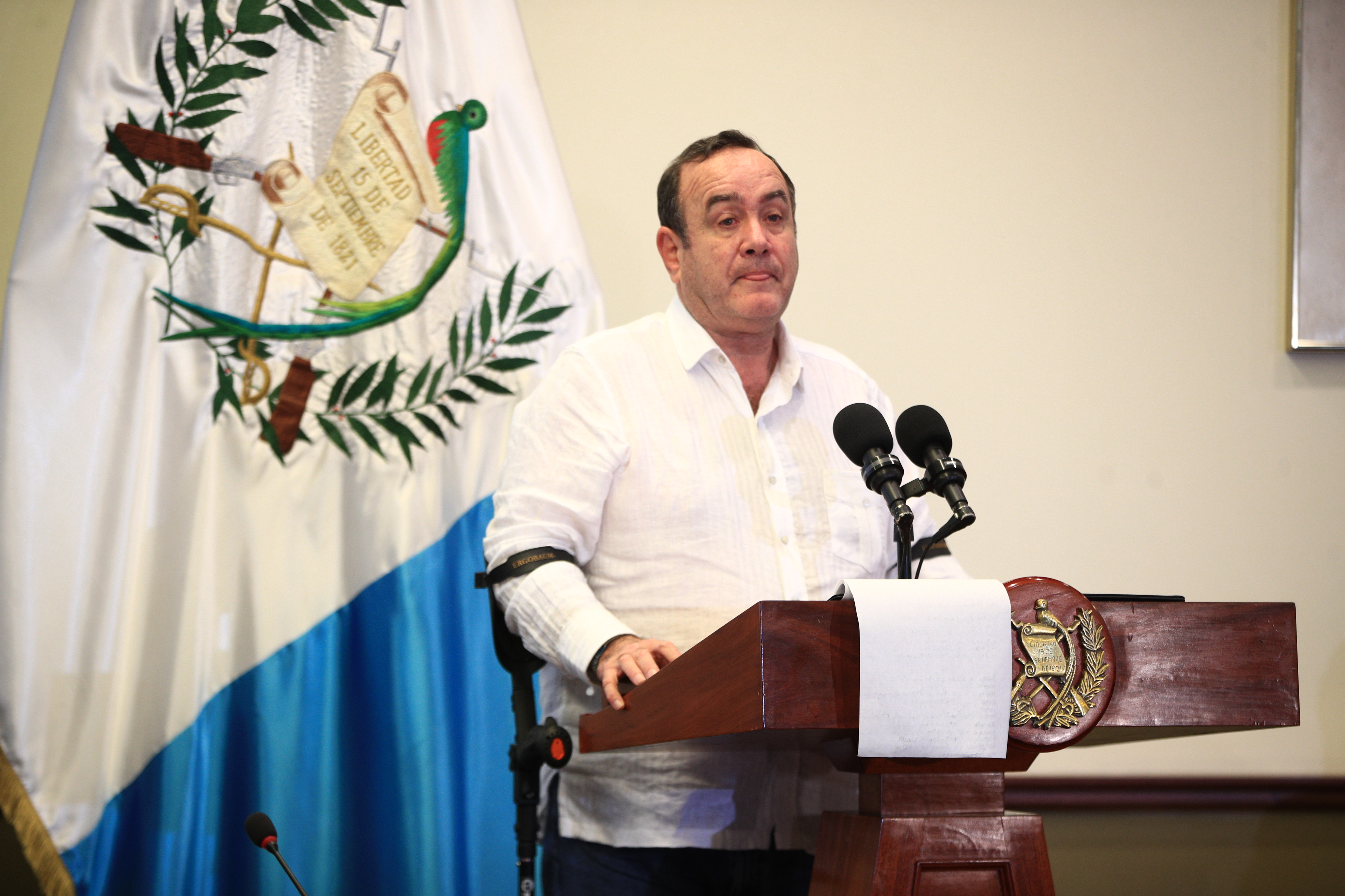 Alejandro Giammattei, presidente de la República. (Foto Prensa Libre: Hemeroteca PL)